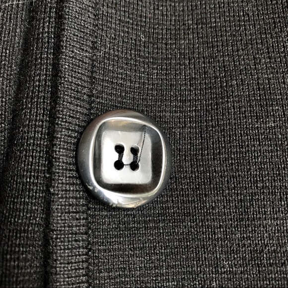 Lane Bryant Black Knit Cardigan 3 Button Blazer M2 - Picture 7 of 7